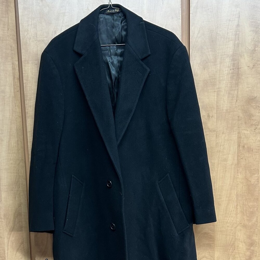 Idea Uomo Men's Wool/Cashmere Overcoat